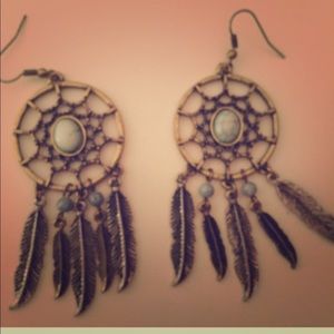 Dream catcher earrings